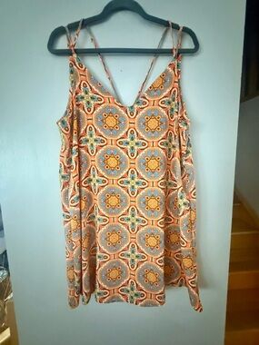 ✨ BeBop Bohemian Medallion Mini ✨ Indie Sleaze / Festival Slip Dress